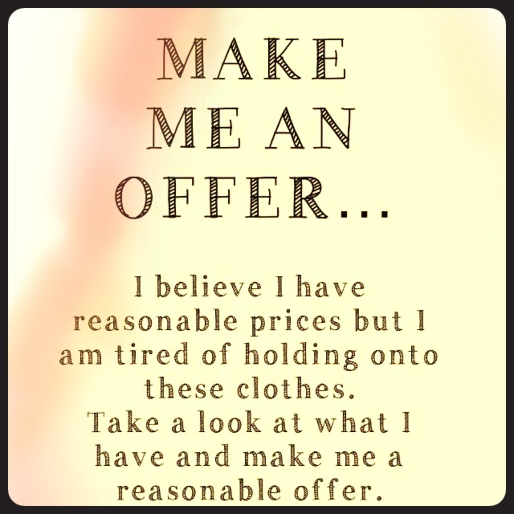 Don’t wait for one- make an offer today!